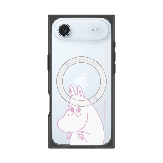 プレミアムスクエアケース with MagSafe［ MOOMIN - Fearful face ］