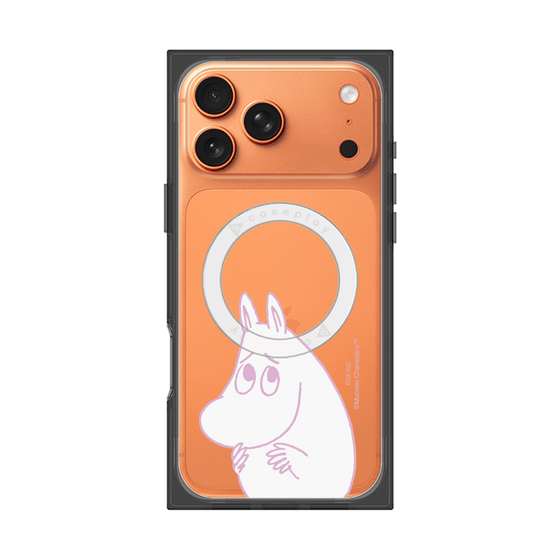 プレミアムスクエアケース with MagSafe［ MOOMIN - Fearful face ］