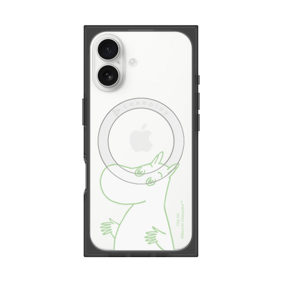 プレミアムスクエアケース with MagSafe［ MOOMIN - Sparkling face ］