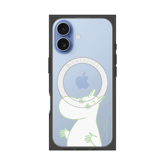 プレミアムスクエアケース with MagSafe［ MOOMIN - Sparkling face ］