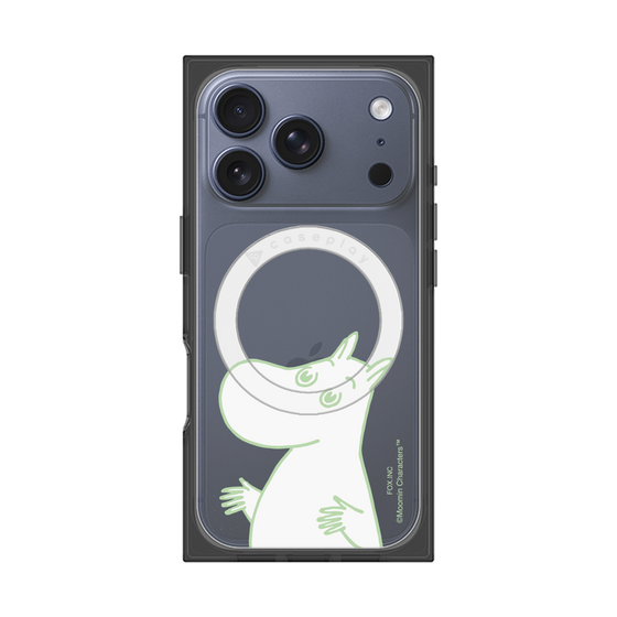 プレミアムスクエアケース with MagSafe［ MOOMIN - Sparkling face ］