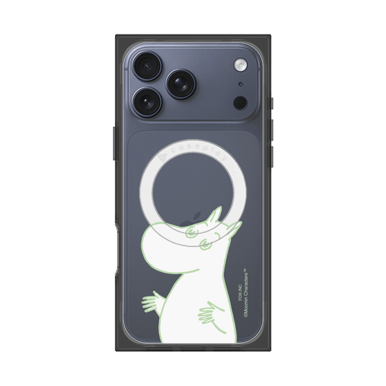 プレミアムスクエアケース with MagSafe［ MOOMIN - Sparkling face ］