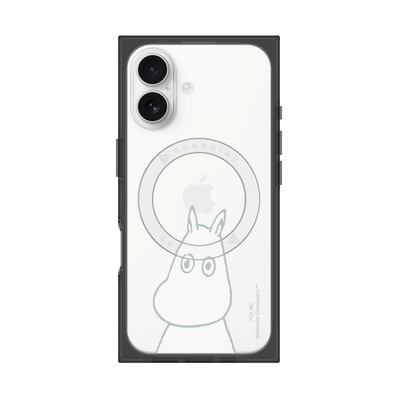 プレミアムスクエアケース with MagSafe［ MOOMIN - Troubled face ］