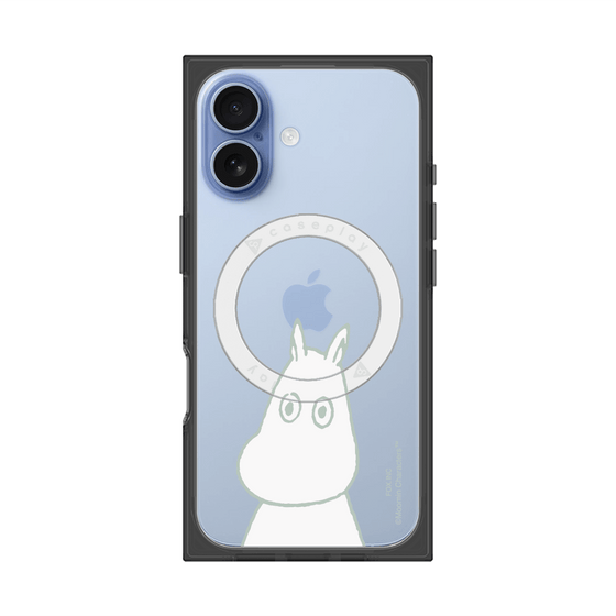 プレミアムスクエアケース with MagSafe［ MOOMIN - Troubled face ］