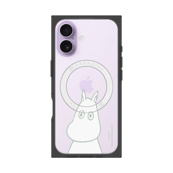 プレミアムスクエアケース with MagSafe［ MOOMIN - Troubled face ］