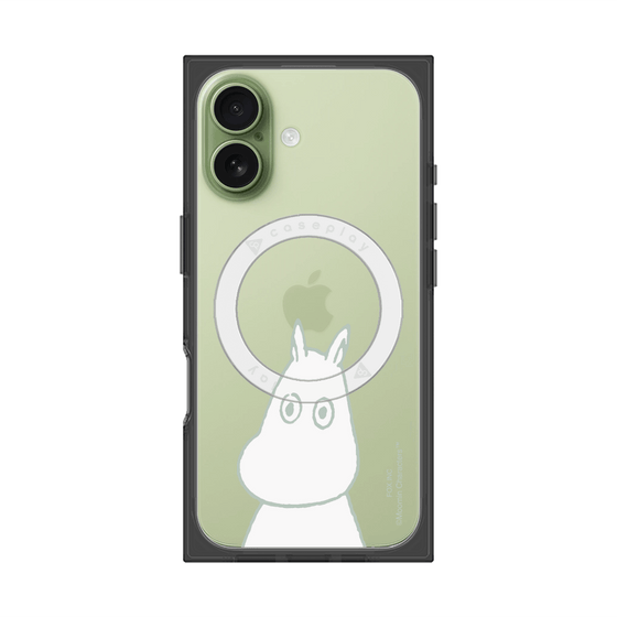 プレミアムスクエアケース with MagSafe［ MOOMIN - Troubled face ］