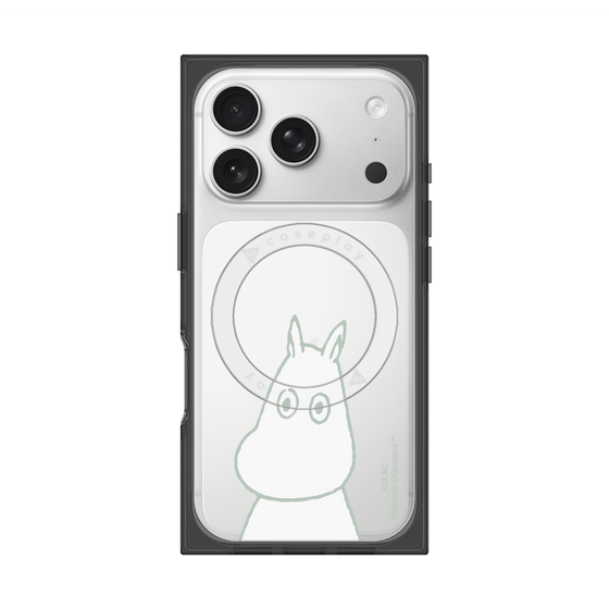 プレミアムスクエアケース with MagSafe［ MOOMIN - Troubled face ］