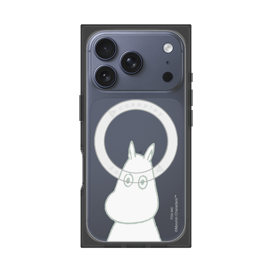 プレミアムスクエアケース with MagSafe［ MOOMIN - Troubled face ］