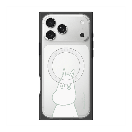 プレミアムスクエアケース with MagSafe［ MOOMIN - Troubled face ］
