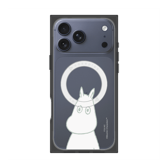 プレミアムスクエアケース with MagSafe［ MOOMIN - Troubled face ］