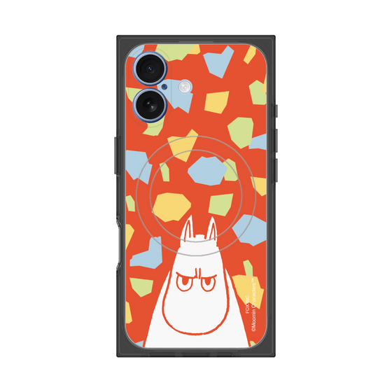 プレミアムスクエアケース with MagSafe［ MOOMIN - Angry face - color ］