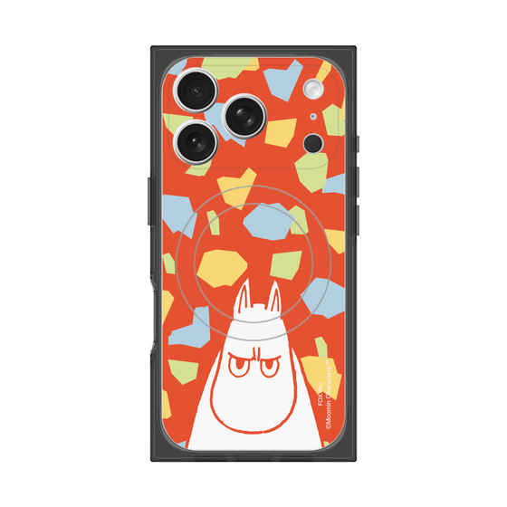 プレミアムスクエアケース with MagSafe［ MOOMIN - Angry face - color ］