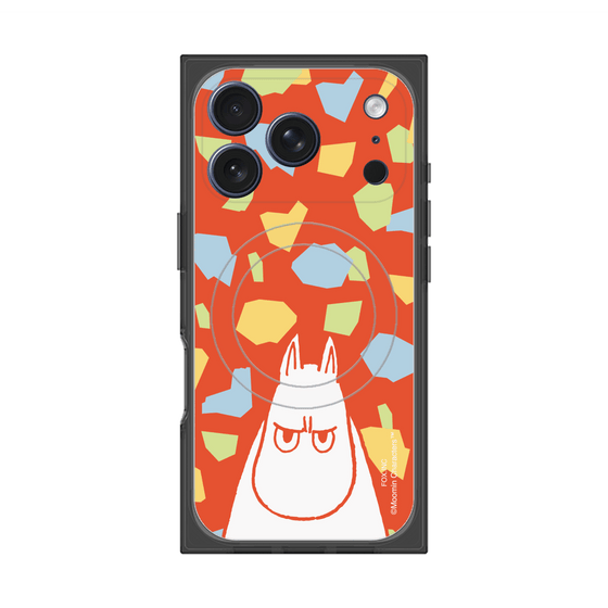 プレミアムスクエアケース with MagSafe［ MOOMIN - Angry face - color ］