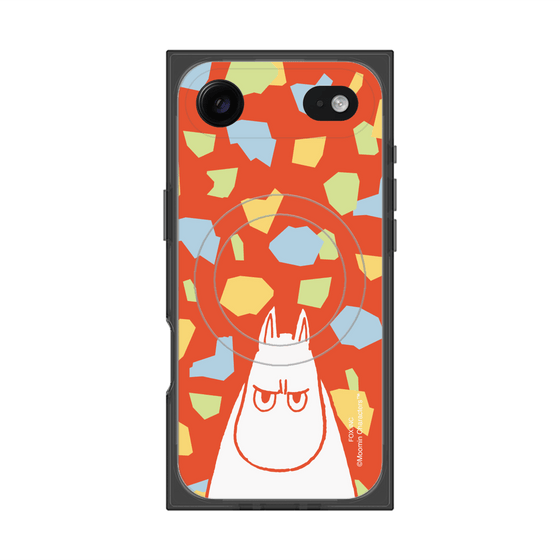 プレミアムスクエアケース with MagSafe［ MOOMIN - Angry face - color ］