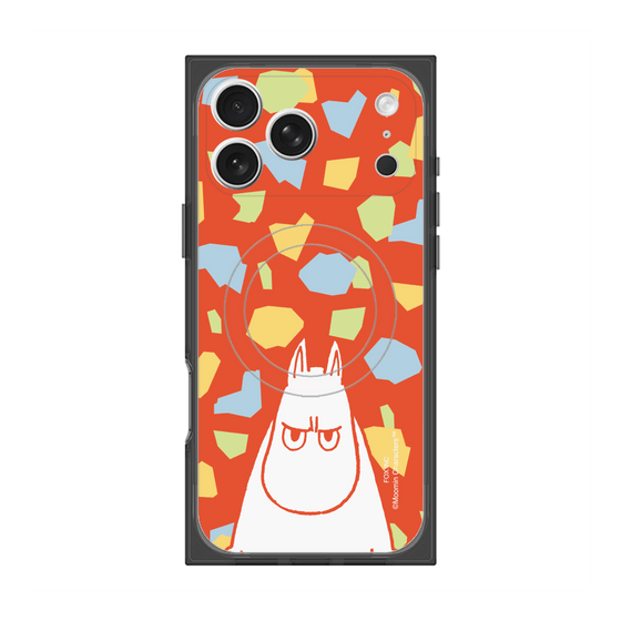 プレミアムスクエアケース with MagSafe［ MOOMIN - Angry face - color ］
