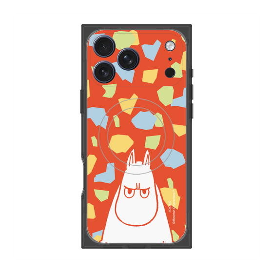 プレミアムスクエアケース with MagSafe［ MOOMIN - Angry face - color ］