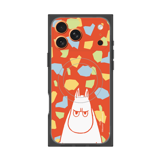 プレミアムスクエアケース with MagSafe［ MOOMIN - Angry face - color ］