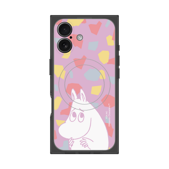 プレミアムスクエアケース with MagSafe［ MOOMIN - Fearful face - color ］