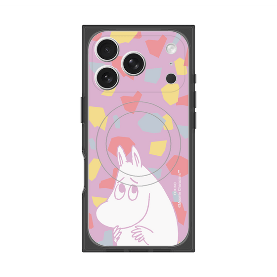 プレミアムスクエアケース with MagSafe［ MOOMIN - Fearful face - color ］