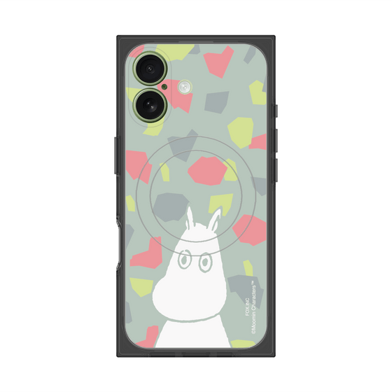プレミアムスクエアケース with MagSafe［ MOOMIN - Troubled face - color ］
