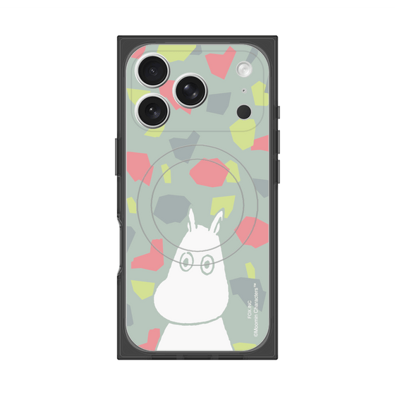プレミアムスクエアケース with MagSafe［ MOOMIN - Troubled face - color ］