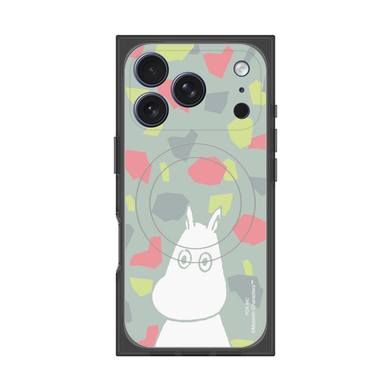 プレミアムスクエアケース with MagSafe［ MOOMIN - Troubled face - color ］
