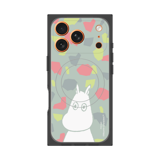 プレミアムスクエアケース with MagSafe［ MOOMIN - Troubled face - color ］