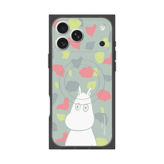 プレミアムスクエアケース with MagSafe［ MOOMIN - Troubled face - color ］
