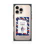 プレミアムスクエアケース with MagSafe［ ELLE×マイメロディ＆クロミ - トリコロールカラーグラフィック3 ］