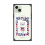 プレミアムスクエアケース with MagSafe［ ELLE×マイメロディ＆クロミ - トリコロールカラーグラフィック5 ］