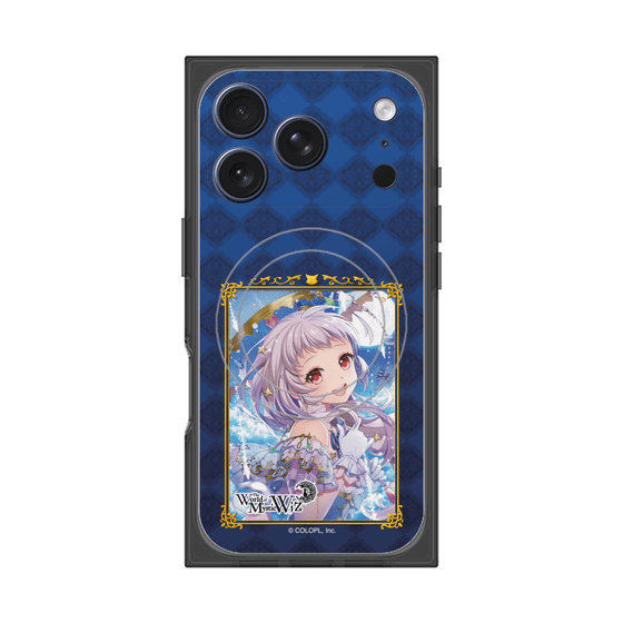 プレミアムスクエアケース with MagSafe［ クイズRPG 魔法使いと黒猫のウィズ - クレティア ］