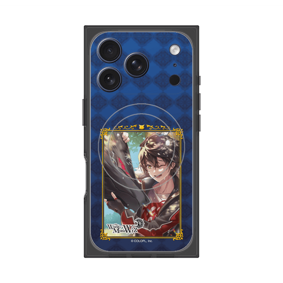 プレミアムスクエアケース with MagSafe［ クイズRPG 魔法使いと黒猫のウィズ - キワム ］