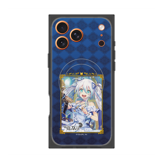 プレミアムスクエアケース with MagSafe［ クイズRPG 魔法使いと黒猫のウィズ - リルム ］