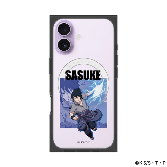 プレミアムスクエアケース with MagSafe［ NARUTO -ナルト- 疾風伝 - うちはサスケ ］