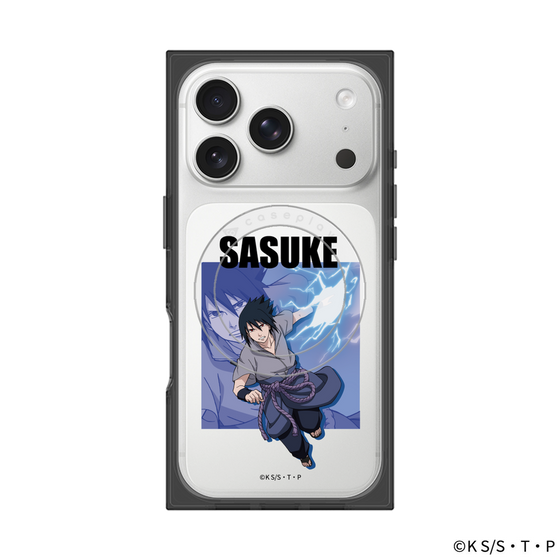 プレミアムスクエアケース with MagSafe［ NARUTO-ナルト- 疾風伝 - うちはサスケ ］