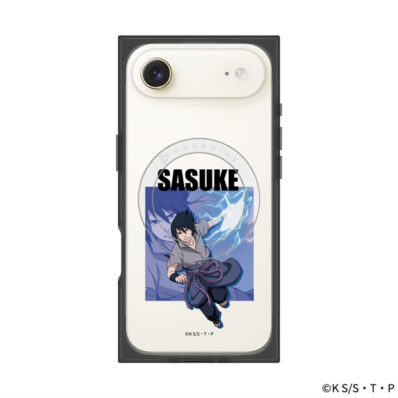 プレミアムスクエアケース with MagSafe［ NARUTO -ナルト- 疾風伝 - うちはサスケ ］
