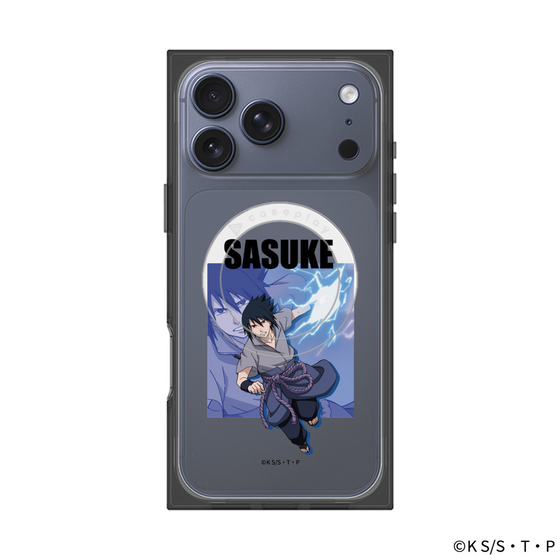プレミアムスクエアケース with MagSafe［ NARUTO -ナルト- 疾風伝 - うちはサスケ ］