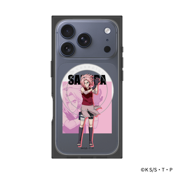 プレミアムスクエアケース with MagSafe［ NARUTO -ナルト- 疾風伝 - 春野サクラ ］