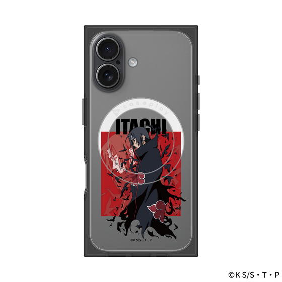 プレミアムスクエアケース with MagSafe［ NARUTO -ナルト- 疾風伝 - うちはイタチ ］