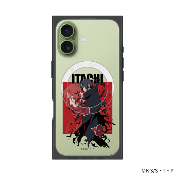 プレミアムスクエアケース with MagSafe［ NARUTO -ナルト- 疾風伝 - うちはイタチ ］