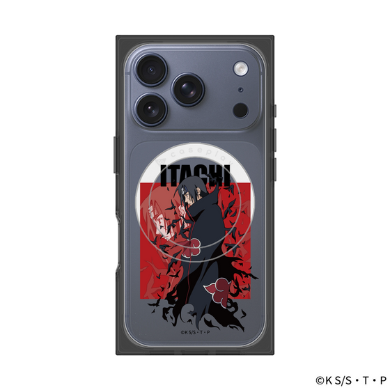 プレミアムスクエアケース with MagSafe［ NARUTO -ナルト- 疾風伝 - うちはイタチ ］