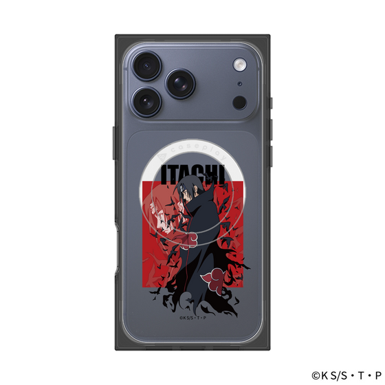 プレミアムスクエアケース with MagSafe［ NARUTO -ナルト- 疾風伝 - うちはイタチ ］
