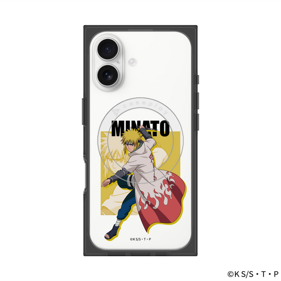 プレミアムスクエアケース with MagSafe［ NARUTO-ナルト- 疾風伝 - 波風ミナト ］