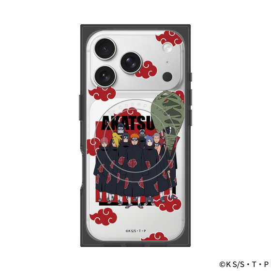 プレミアムスクエアケース with MagSafe［ NARUTO-ナルト- 疾風伝 - 暁 ］