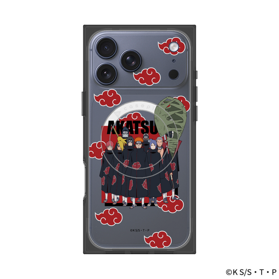 プレミアムスクエアケース with MagSafe［ NARUTO -ナルト- 疾風伝 - 暁 ］