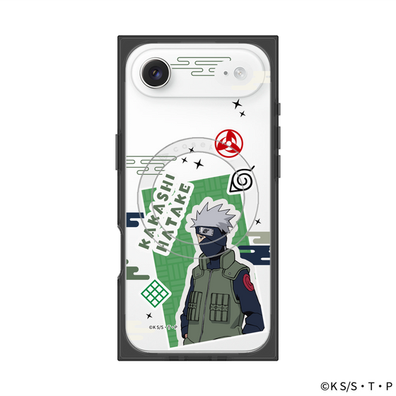 プレミアムスクエアケース with MagSafe［ NARUTO-ナルト- 疾風伝 - ステッカー - はたけカカシ ］