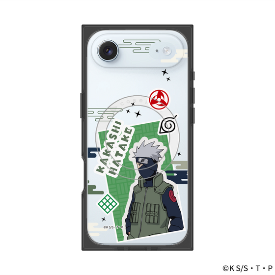 プレミアムスクエアケース with MagSafe［ NARUTO -ナルト- 疾風伝 - ステッカー - はたけカカシ ］