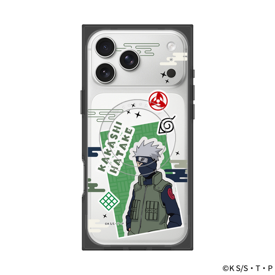 プレミアムスクエアケース with MagSafe［ NARUTO-ナルト- 疾風伝 - ステッカー - はたけカカシ ］