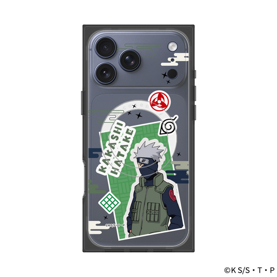 プレミアムスクエアケース with MagSafe［ NARUTO -ナルト- 疾風伝 - ステッカー - はたけカカシ ］