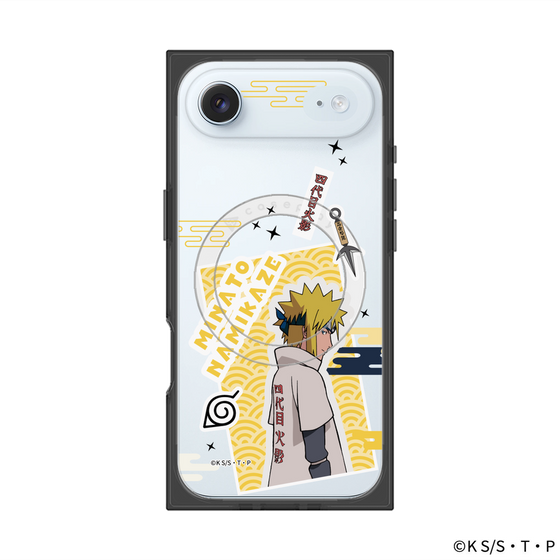 プレミアムスクエアケース with MagSafe［ NARUTO -ナルト- 疾風伝 - ステッカー - 波風ミナト ］